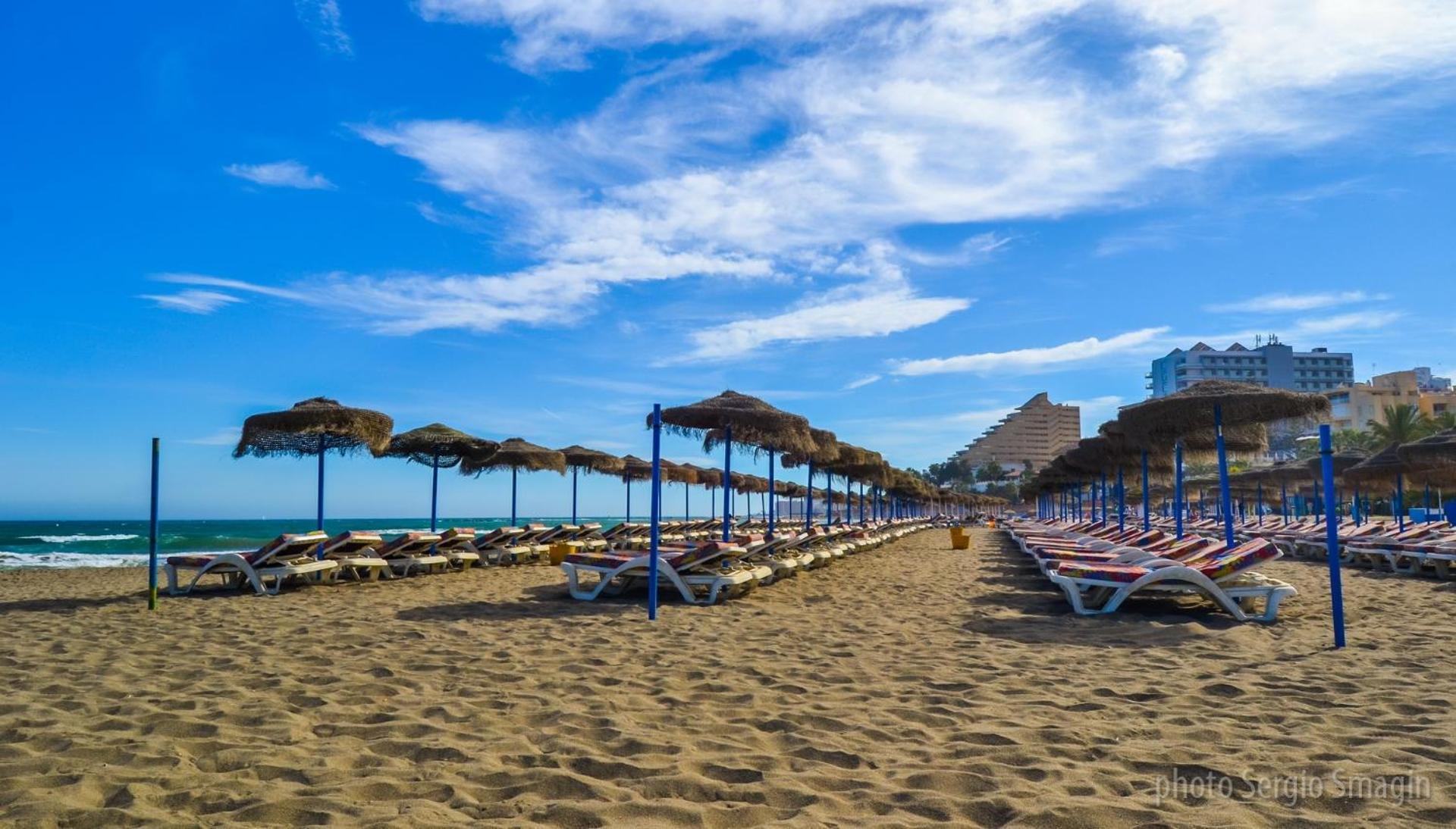 Benalbeach 1010 - Vista Al Mar - Piscina Todo El Ano - Primera Linea De Playa Benalmádena Zewnętrze zdjęcie