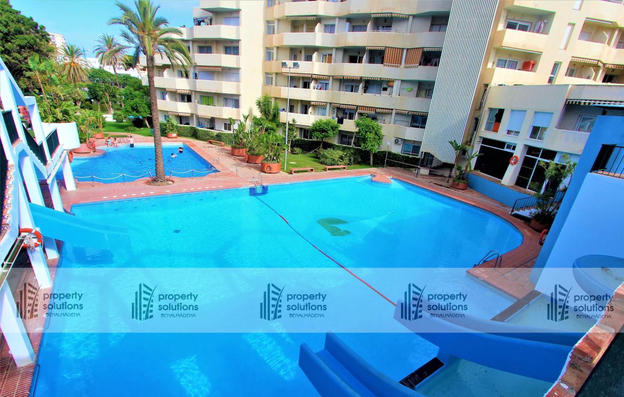 Benalbeach 1010 - Vista Al Mar - Piscina Todo El Ano - Primera Linea De Playa Benalmádena Zewnętrze zdjęcie